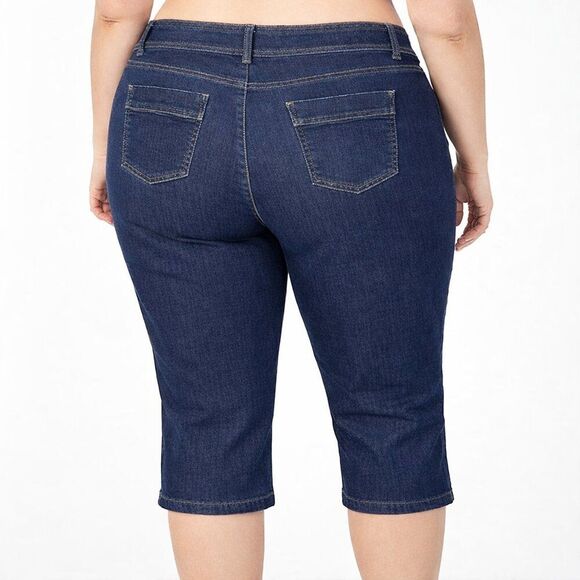 Talbots Sailor Capri Jeans Size 16P Denim - Picture 2 of 12